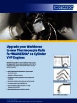 Sales Flyer Thermoelementschienen für WAUKESHA® 12-Zylinder-VHP-Motoren